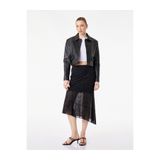 Koton Slim Fit Asimetrik Kesim Puantiyeli Midi Etek