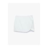 Koton Slim Fit Cepli Kruvaze Süper Mini Şort Etek