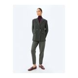 Koton Slim Fit Havuç Kesim Yüksek Bel Kumaş Pantolon