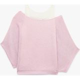 Koton Slim Fit Kayık Yaka Uzun Kollu Ikili Triko Kazak - Pembe