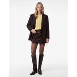 Koton Slim Fit Kemer Detaylı Mini A Kesim Etek - Kahve - 34