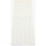 Koton Slim Fit Midi Dantel Etek - Beyaz