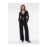 Koton Slim Fit Mücevher Düğmeli V Yaka Uzun Kollu Peplum Hırka