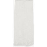 Koton Slim Fit Normal Bel Midi Yırtmaçlı Dantel Etek - Ekru