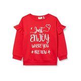 Koton Slogan Baskılı Rainbows Kız Çocuk Sweatshirt