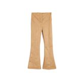 Koton Standart Bel Slim Fit Suni Süet İspanyol Paça Pantolon