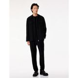 Koton Straight Fit Cepli Düğmeli Dokulu Kumaş Pantolon - Siyah - 42