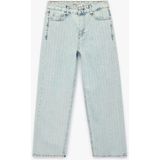 Koton Straight Taşlı Mavi Kadın Jean Pantolon 6SAL40024MD - Açık Mavi - 27 / 32