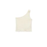 Koton Tek Omuz Toka Detaylı Kolsuz Crop Bluz