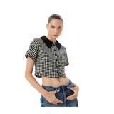 Koton Tüvit Gömlek Ceket Düğmeli Klasik Yaka Kısa Kollu Slim Fit