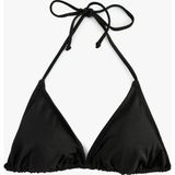 Koton Üçgen Ipli Bikini Üstü - Siyah - 40