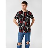 Koton Uzakdoğu Baskılı Tişört SHIRT Erkek