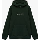 Koton Uzun Kollu Kanguru Cepli Şardonlu Yılbaşı Temalı Nakışlı Kapşonlu Sweatshirt - Yeşil - 2XL