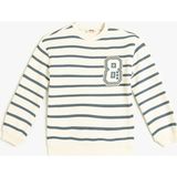 Koton Uzun Kollu Sweatshirt Kız Çocuk Mavi Aplike Detaylı Rahat Tasarım - 5 - 6 Yaş