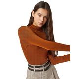 Koton Uzun Kollu Tişört Crop Yarım Balıkçı Yaka Basic
