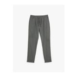 Koton Viskon Karışımlı Beli Bağcıklı Chino Cep Detaylı Eşofman Pantolon