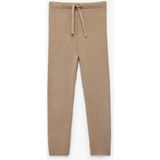Koton Viskon Karışımlı Beli Bağcıklı Triko Pantolon - Ekru - Slim Fit - 24 - 36 Ay