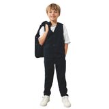 Koton Viskon Karışımlı Dar Kesim Düğmeli Cep Detaylı Basic Okul Pantolonu
