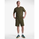 Koton Viskon Karışımlı Regular Fit Scuba Kumaş Kısa Kollu Bisiklet Yaka Basic Tişört - Yeşil - 2XL