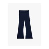 Koton Viskon Karışımlı Slim Fit İspanyol Paça Pantolon
