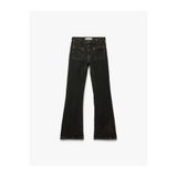 Koton X Sibil Çetinkaya - Dar Kesim Cep Detaylı İspanyol Paça Jean Pantolon - Flare Jeans