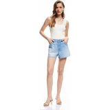 Koton x Sibil Çetinkaya Sarı Kadın V Yaka Regular Fit Atlet 5SAK30054HT
