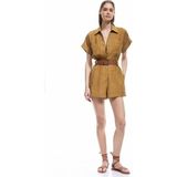 Koton x Sima Tarkan Yeşil Kadın Regular Fit Tulum 5SAK40066EW - 44