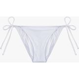 Koton Yanları Bağlamalı Ipli Dokulu Bikini Altı - 38 - Beyaz