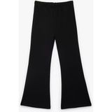 Koton Yırtmaç Detaylı Slim Fit Ispanyol Paça Tayt - 9 - 10 Yaş - Siyah