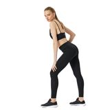 Koton Yüksek Bel Basic Slim Fit Spor Tayt