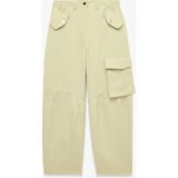 Koton Yüksek Bel Kargo Cepli Balon Pantolon - Yeşil - Regular - 34