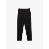 Koton Yüksek Bel Slim Fit Cigarette Kumaş Pantolon Siyah 6wak40100uw Siyah