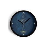 Kova Burcu - Burçlar Modern Duvar Saati - 30cm - Önü Camlı Siyah Kasa - Sessiz Mekanizma, JH0916S30SKP