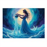 Kova Burcu Tasarım Mdf Tablo 35cm X50cm