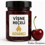 Kovancı Gıda Doğal Katkısız Vişne Reçeli – Taneli, Aroması Güçlü 400G - 400 gr