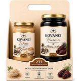 Kovancı Tahin & Hurma Pekmezi Seti %100 Doğal Katkısız – Enerji Ikilisi Geleneksel Kahvaltılık - 1,35 kg
