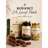 Kovancı Tahin & Hurma Pekmezi Seti %100 Doğal Katkısız – Enerji Ikilisi Geleneksel Kahvaltılık - 1,35 kg