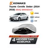 KOWAKS Toyota Corolla Sedan (2014-2019) Oto Branda, Araba Brandası