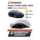 KOWAKS Toyota Corolla Sedan (2019-2026) Oto Branda, Araba Brandası