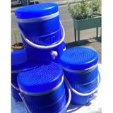 Köy Tohumları 6lt Termos Mavi Kokusuz Plastikten Kullanışlı Mutfak Piknik Termosu Mini Pratik Kullanışlı