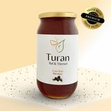 Köyceğiz Turan Bal Çam Balı 1410 gr | Doğal Çam Balı | Muğla Yöresi | Büyük Boy Cam Kavanoz - 1,45 kg