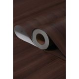 Koyu Ceviz Yapışkanlı Kaplama Folyo 120 CM – Mobilya, Duvar, Kapı, Mutfak Için – KW312 - 120 x 450 cm - Kahverengi