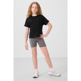 Koyu Gri Esnek Standart Fit Basic Performans Kız Çocuk Tayt - 75189 - 7 - 8 Yaş