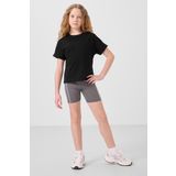 Koyu Gri Esnek Standart Fit Basic Performans Kız Çocuk Tayt - 75189