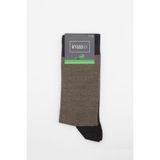 Koyu Kahverengi Bambu Desenli Çorap 1060245106 - Standart