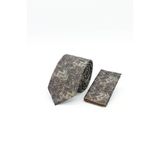 Koyu Kahverengi Desenli 6 Cm Kravat 1090250127