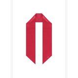 Koyu Kırmızı Anabel Saf İpek İnce Fular 13x158