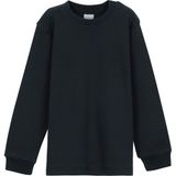 Koyu Lacivert Basic Kız Bebek Çıtçıtlı Yaka Kışlık Uzun Kollu Tişört - 9 - 12 Ay