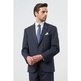 Koyu Lacivert Mono Yaka 4 Drop Comfort Fit Classic Takım Elbise 1001245168 - 60