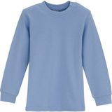 Koyu Mavi Basic Kız Bebek Çıtçıtlı Yaka Kışlık Uzun Kollu Tişört - 12 - 18 Ay